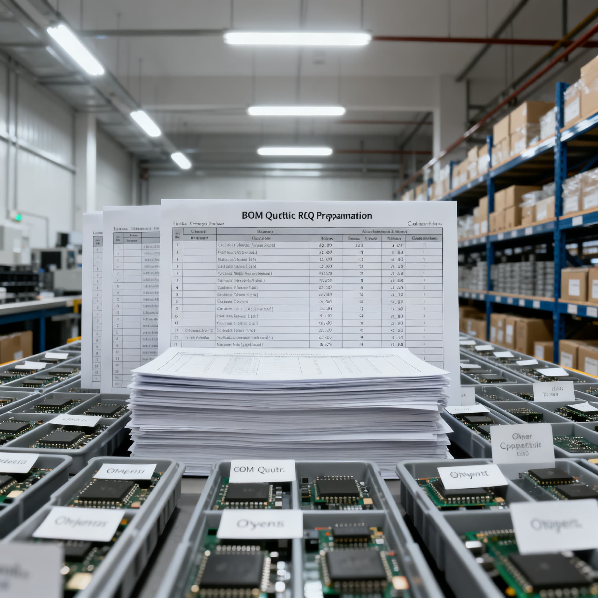 Multi-Line BOM Quotation Workflow for OEM Buyers: RFQ Prep & Consolidation