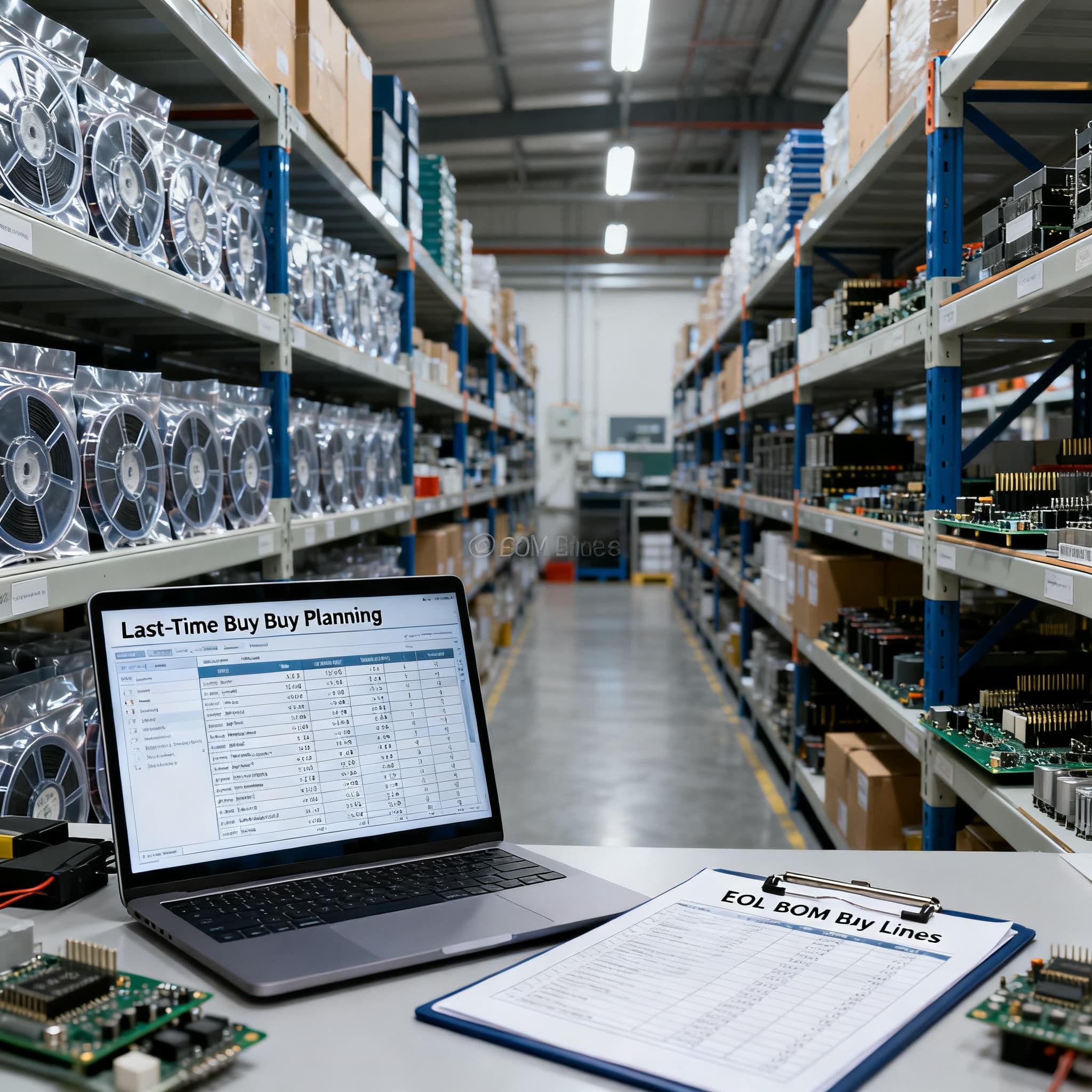 Last-Time Buy Planning for EOL BOM Lines: Hard-to-Find Handling