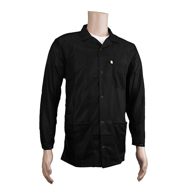 SMOCK JACKET POLY BLACK MED