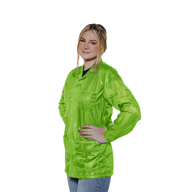 LAPEL COLLAR COT/POLY GREENSM