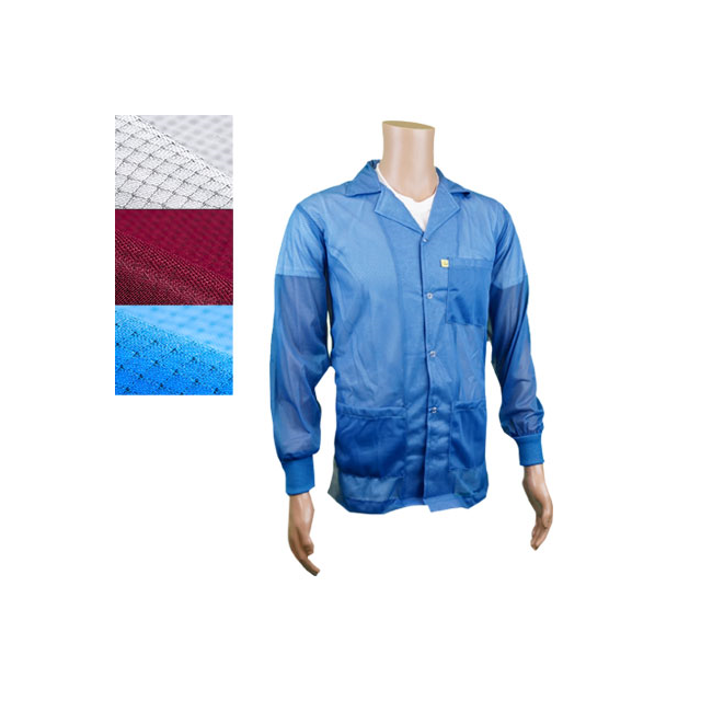 SMOCK JACKET POLY LGT BLE 4XLG