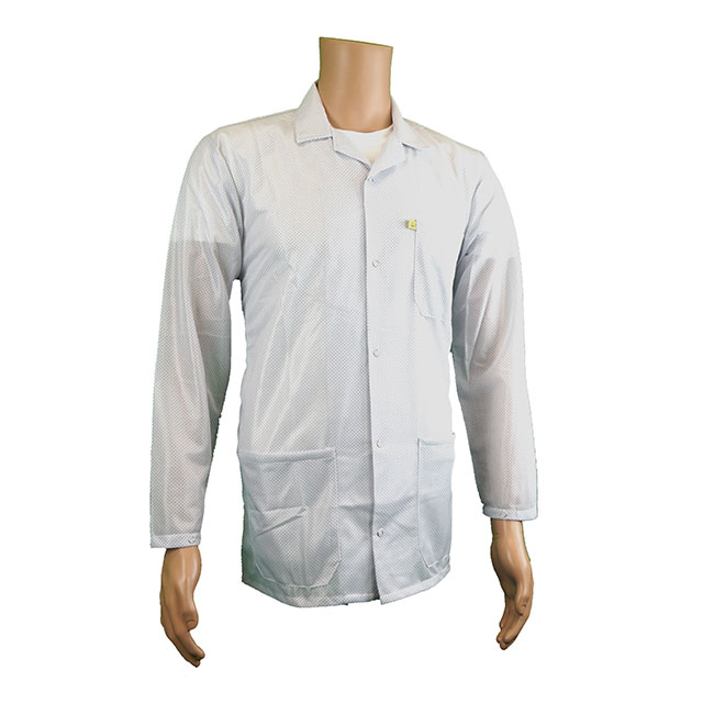 SMOCK JACKET POLY WHT 4XLG