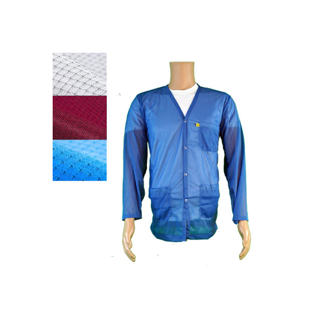 SMOCK JACKET POLY BURGUNDYSM