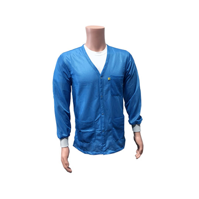 SMOCK JACKET POLY BLE MED