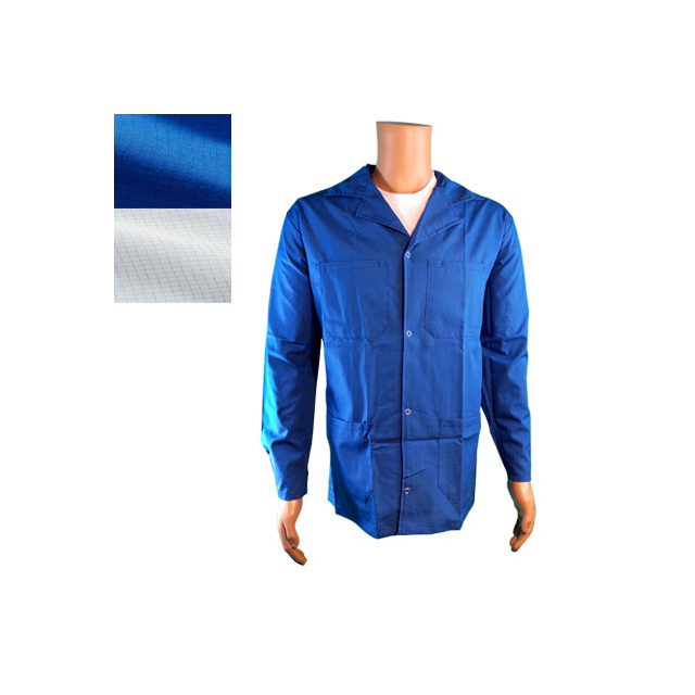 SMOCK JACKET COT/POLY LGT BL SM