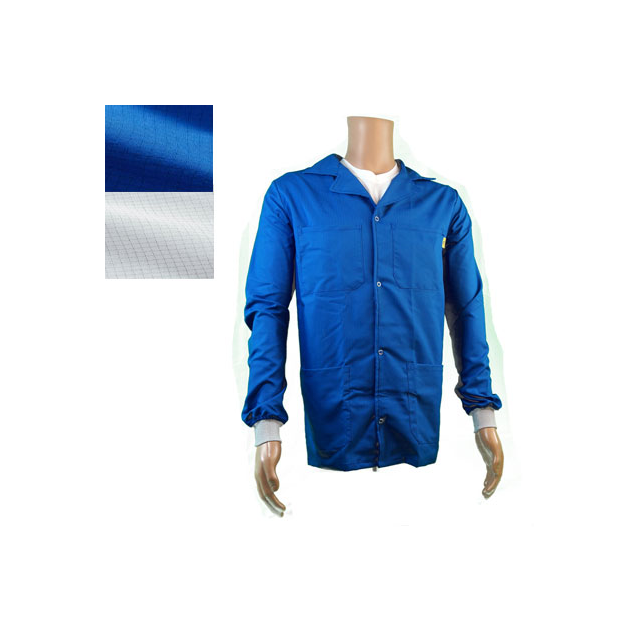 SMOCK JACKET COT/POLY WHT XLG