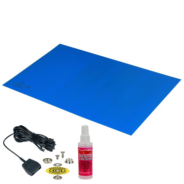 TABLE MAT VINYL BLUE 6'