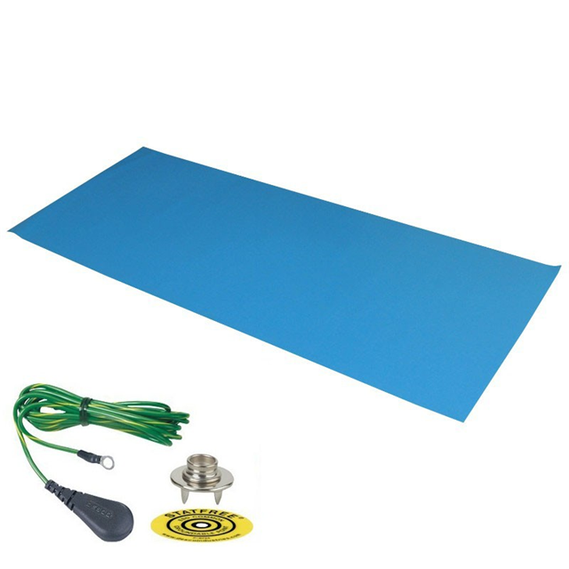 TABLE MAT RUBBER BLUE 6'