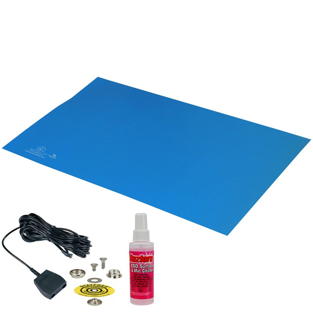 TABLE MAT RUBBER BLUE 6'