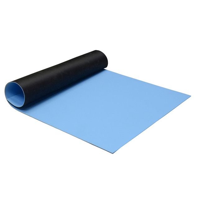 TABLE MAT RUBBER LIGHT BLUE 40'