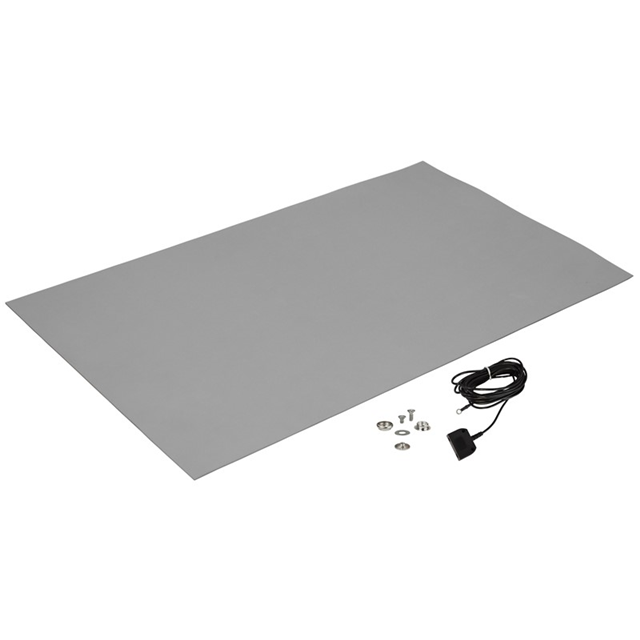 TABLE MAT RUBBER GRAY DARK 5'