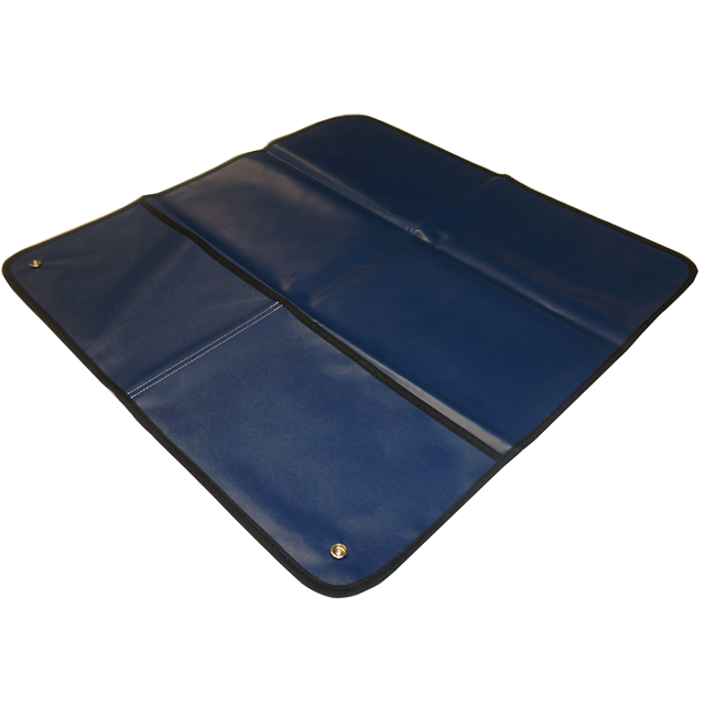 TABLE MAT PVC BLUE 2'