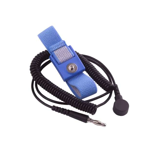 WRIST STRAP SET, BLACK, 6', 4MM