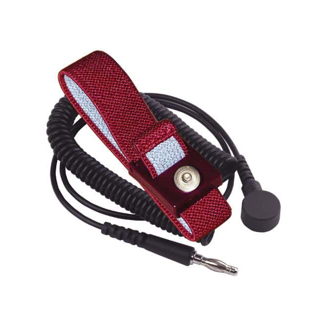 WRIST STRAP SET, BLACK, 6', 4MM