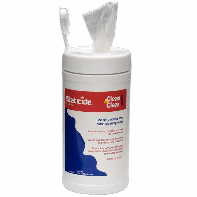 WIPES ANTISTAT ELEC EQUIP 135PC