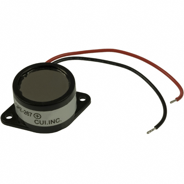 BUZZER PIEZO 12V 25.60MM FLANGE