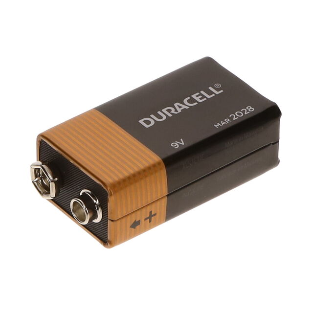 BATTERY ALKALINE 9V