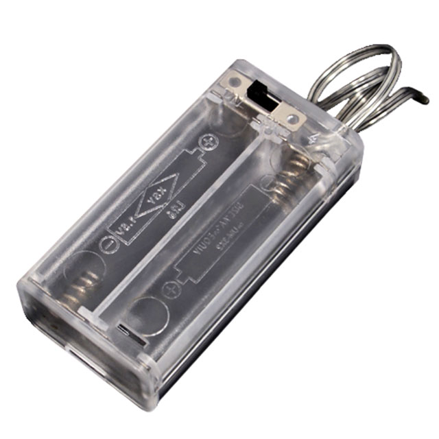 BATT HLDR AA 2 CELL 5.91" LEADS