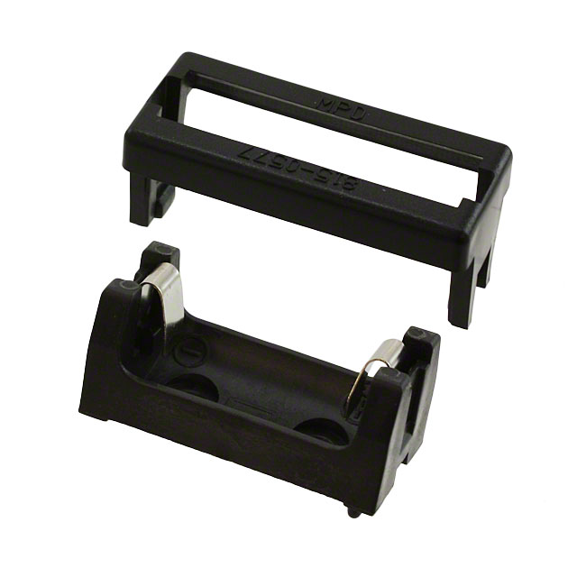 BATTERY HOLDER 1/2AA PC PIN