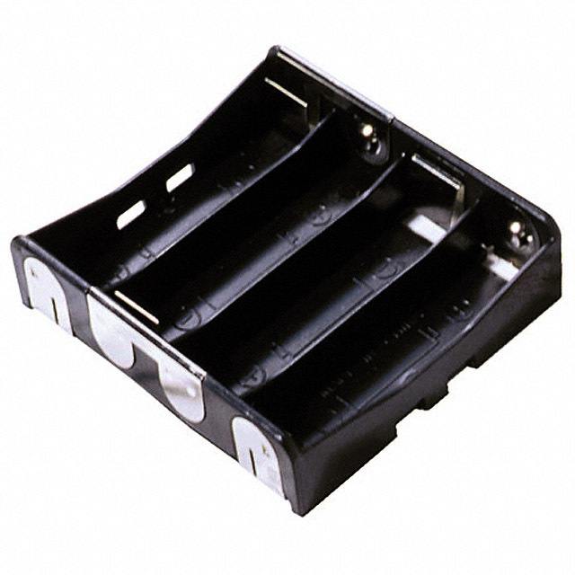 BATTERY HOLDER AA 4 CELL PC PIN