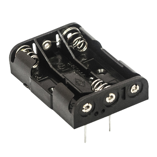 BATTERY HOLDER AAA 3 CELL PC PIN