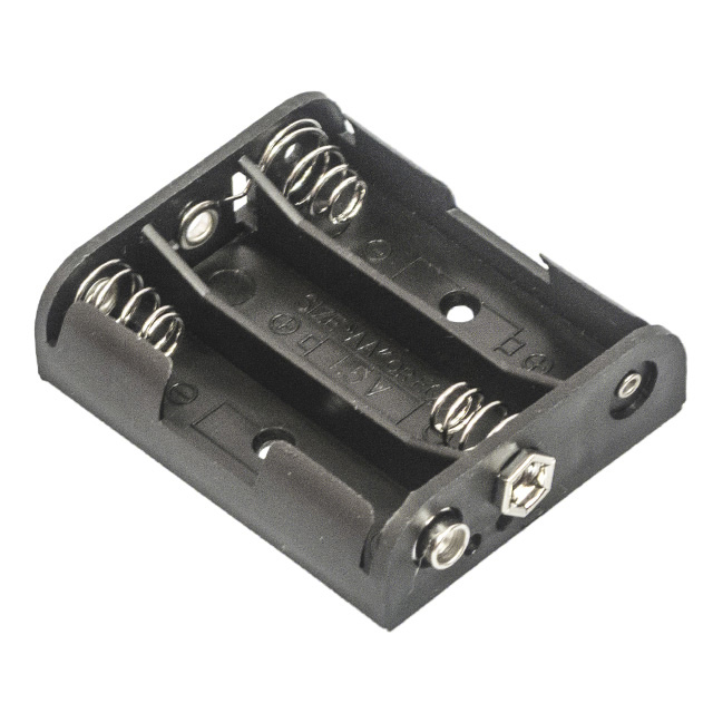 BATTERY HOLDER AA 3 CELL SNAP