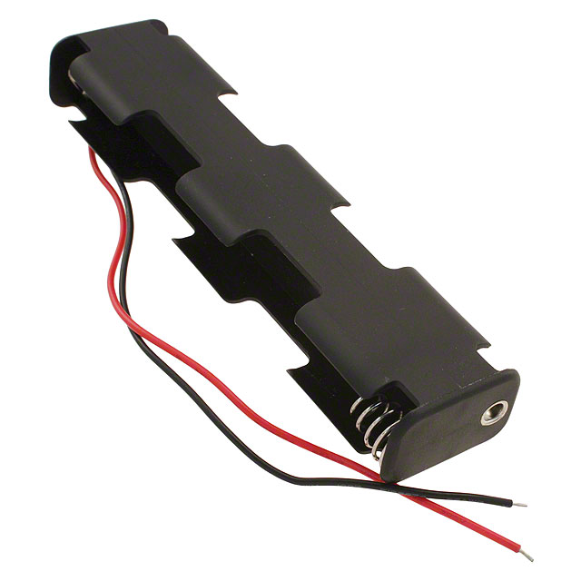BATT HOLDER AA 4 CELL 6" LEADS