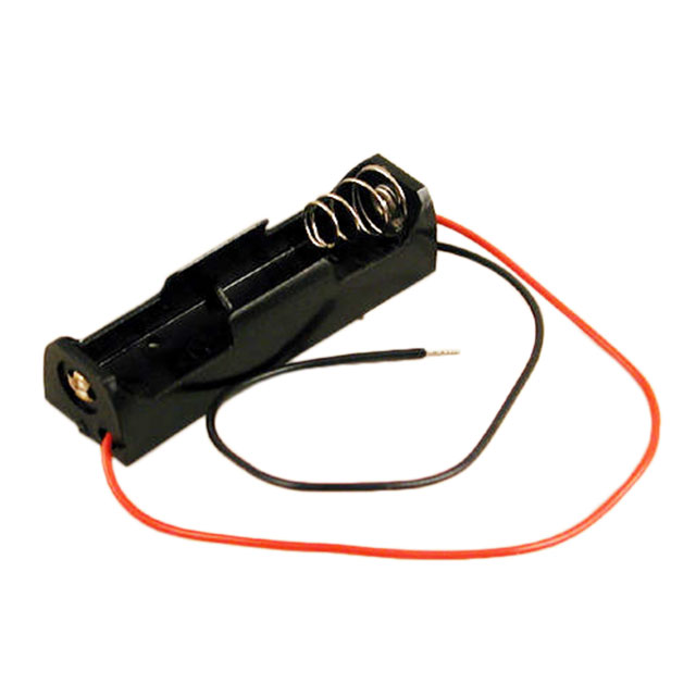BATTERY HOLDER AA WIRE LEADS