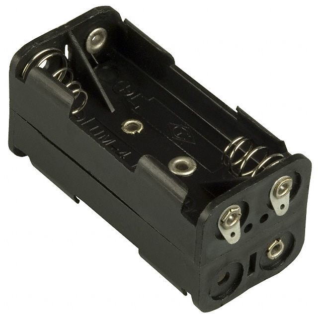 BATT HLDR AAA 4 CELL SOLDER LUG