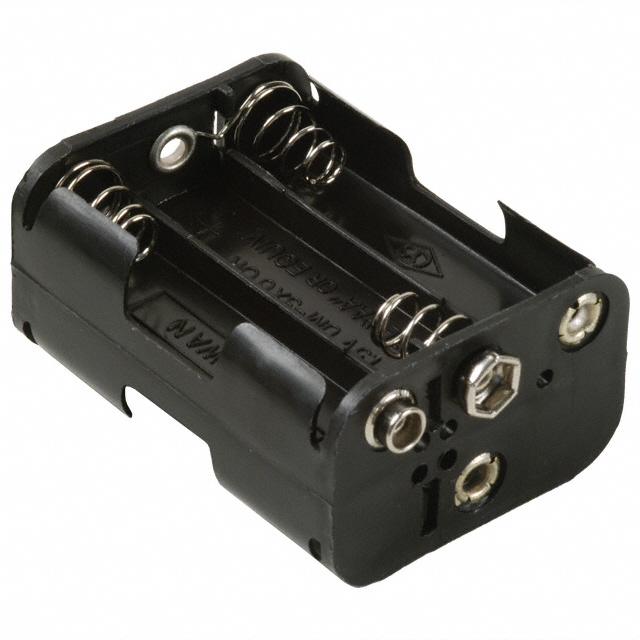 BATTERY HOLDER AA 6 CELL SNAP