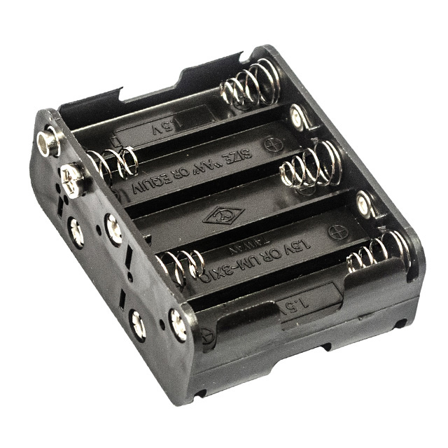 BATTERY HOLDER AA 10 CELL SNAP