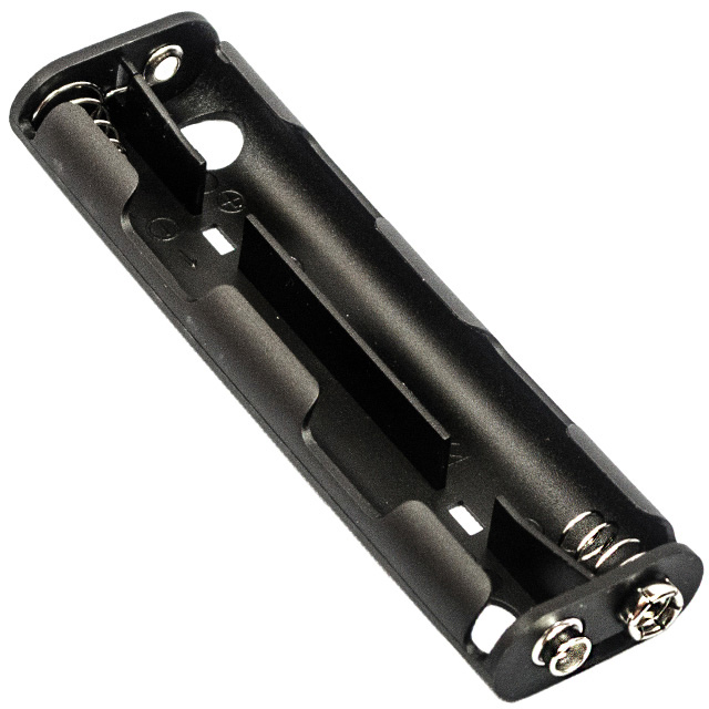 BATTERY HOLDER AA 4 CELL SNAP