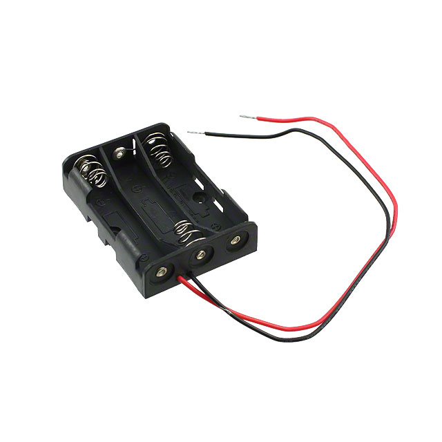 BATTERY HOLDER AAA 3 CELL LEADS