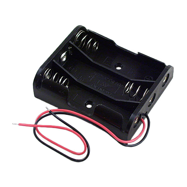 BATTERY HOLDER AA 3 CELL LEADS