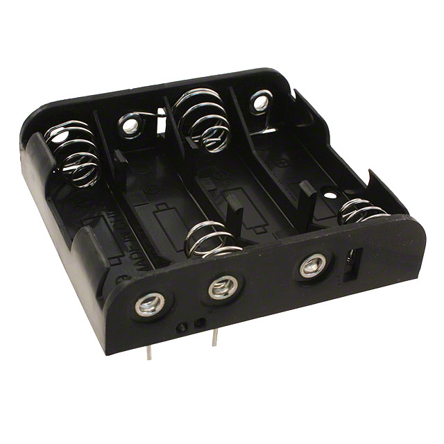 BATTERY HOLDER AA 4 CELL PC PIN