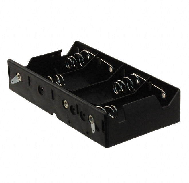 BATT HOLDER D 4 CELL SOLDER LUG