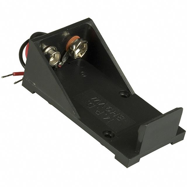 BATTERY HOLDER 9V 6" WIRE LEADS