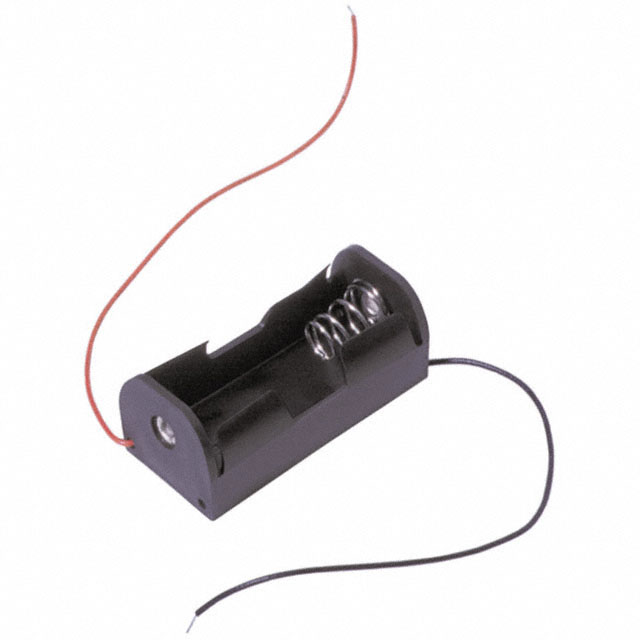 BATTERY HOLDER C 6" WIRE LEADS