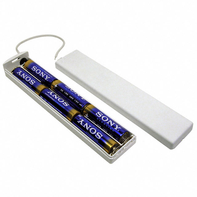 BATT HOLDER AA 6 CELL 6" LEADS