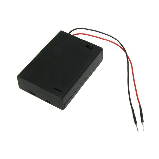 BATTERY HOLDER AA 3 CELL LEADS