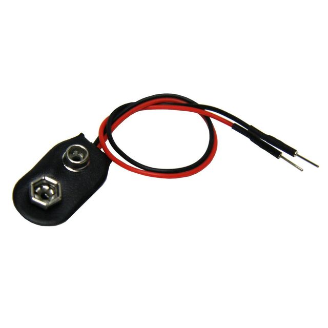 BATTERY CONNECTOR SNAP 9V LEADS