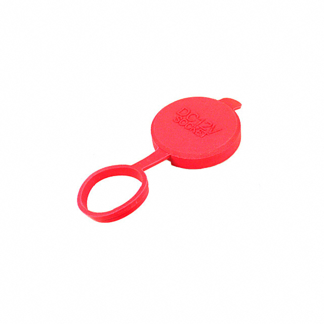 CAP SOCKET CIGARETTE RUBBER RED