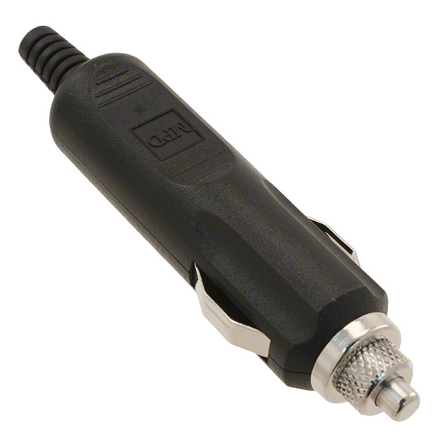 AUTO POWER PLUG 12V 3A BLACK