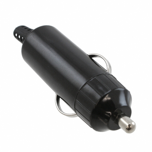 AUTO POWER PLUG 12V 10A BLACK