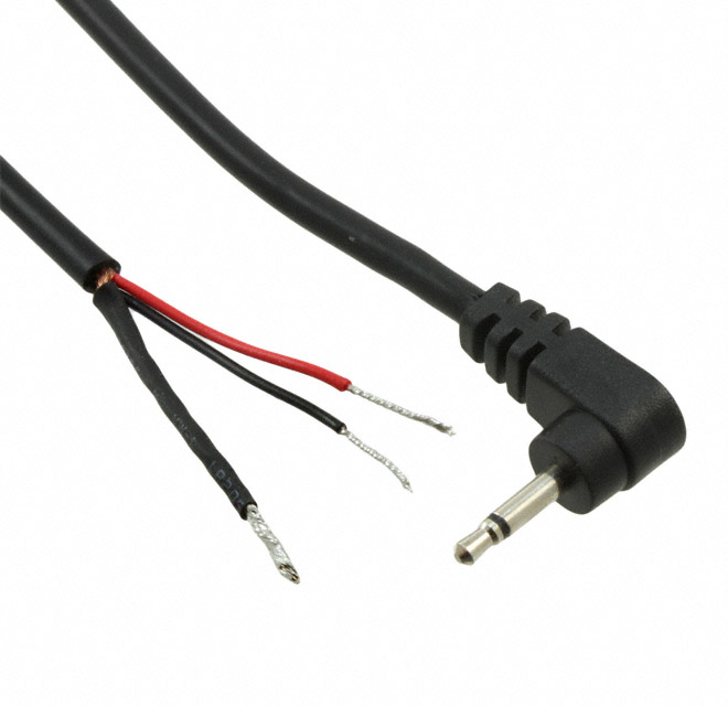 CABLE ASSY R/A 2.5MM MONO 6'