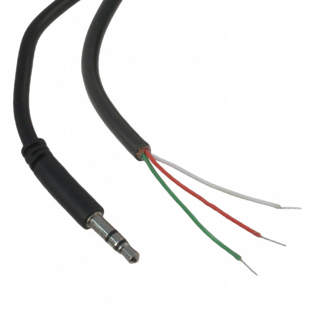 CBL ASSY 3.5MM SLIM STEREO BLK