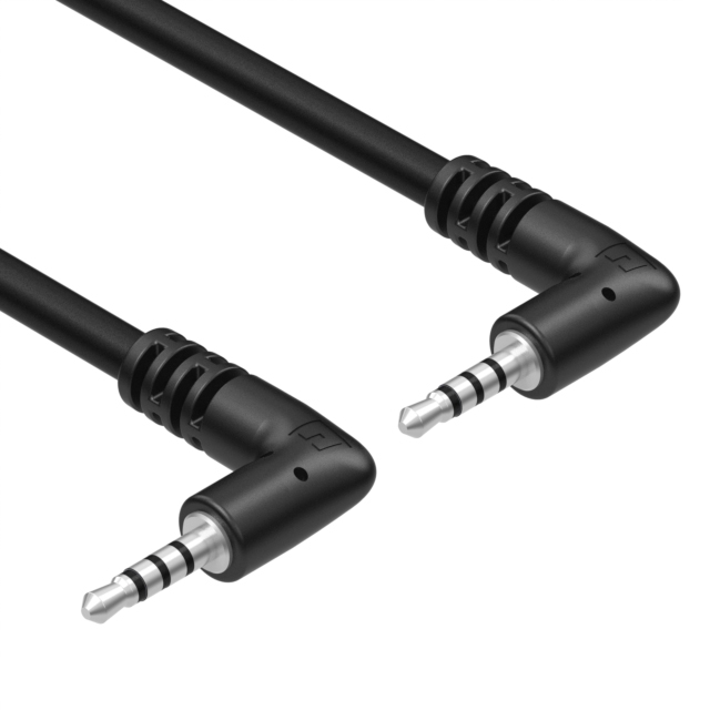 CBL 2.5MM R/A M-M 28AWG SHLD