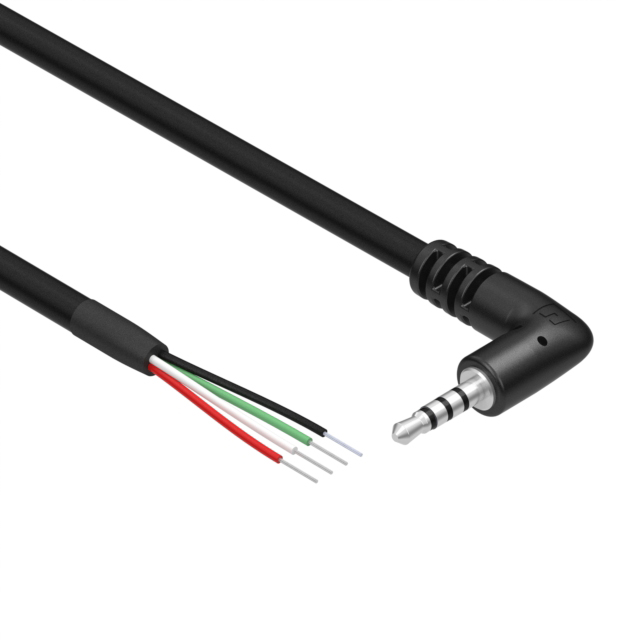 CBL 2.5MM R/A M 28AWG SHLD