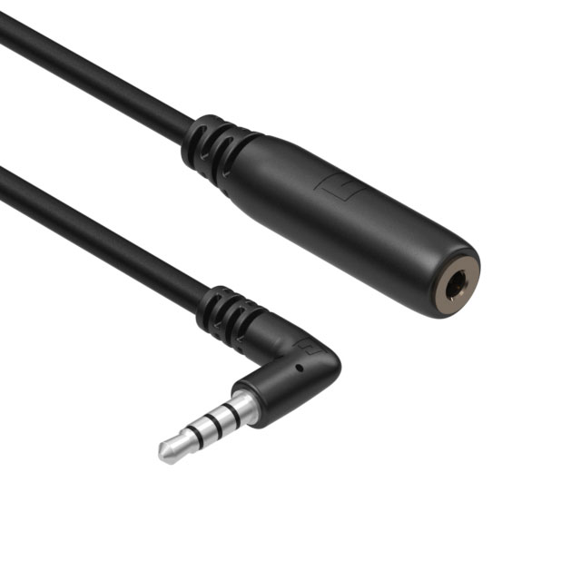 CBL ASSEM 4CON 3.5MM R/A M-F 6M