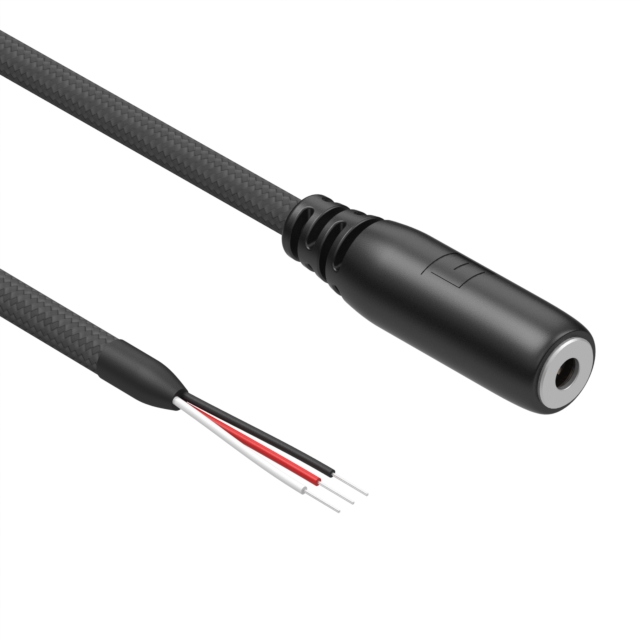 CBL 3.5MM 3CON F 6' SHIELDED
